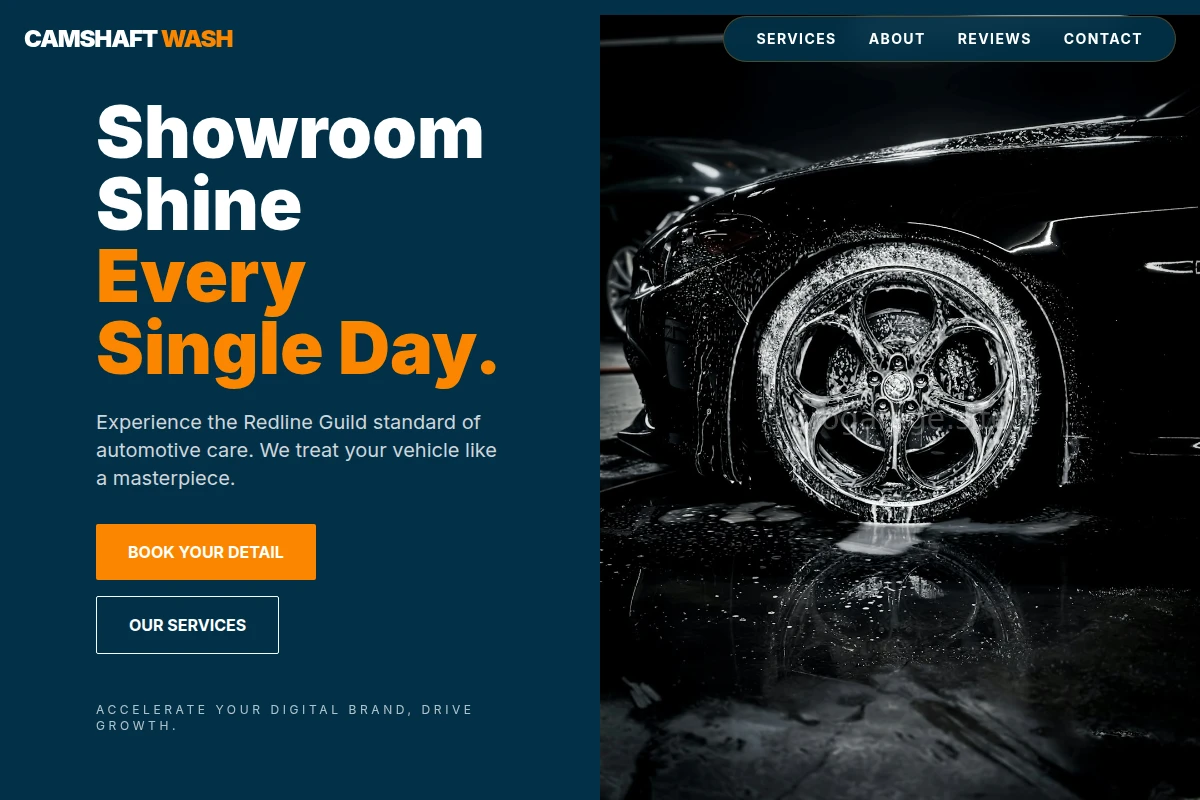 Camshaft Car Wash